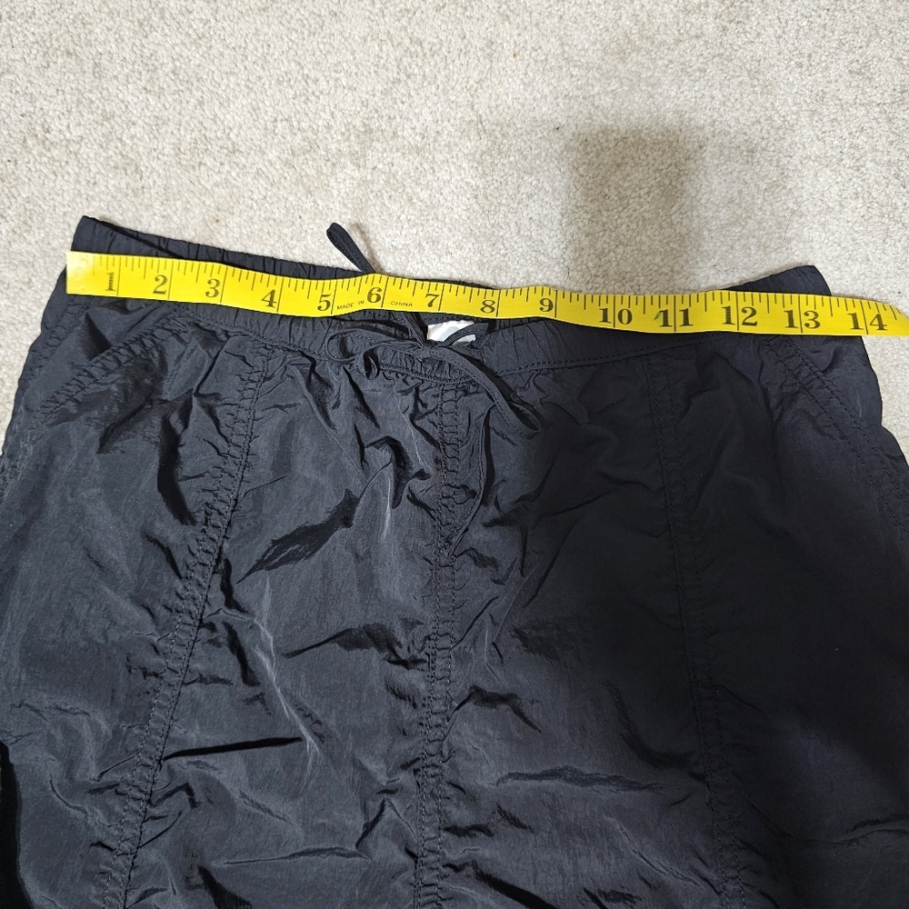 H&M Divided Black Parachute Pants Baggy Joggers XS - Picture 7 of 10